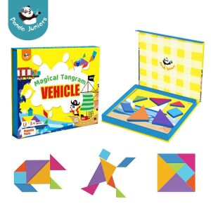 Panda Juniors - mágikus tangram - járművek