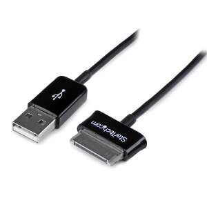 Startech - Dock Connector to USB Cable for Samsung Galaxy Tab - 3M
