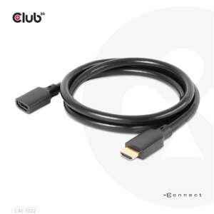 Club 3D CAC-1322 Ultra High Speed HDMI 2.1 hosszabbító kábel, 1m, fekete - Club3D