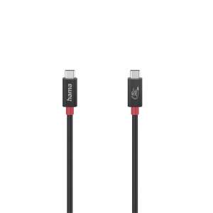 Hama 200779 FIC 1m USB-C to USB-C cable, 4.0 gen3, black, 40 Gbps data transfer speed - USB Cable
