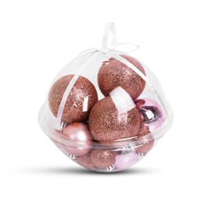 Set decoratiuni Craciun - globuri - 3 - 6 cm - 16 buc / set 146063517 - Nonbrand Decorațiuni pentru pomul de Crăciun