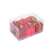 Set decorațiuni Crăciun - roșu cadou - 4,5 cm - 6 buc/set 145947842