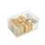 Set decorațiuni pom de Crăciun - cadou de aur - 4,5 cm - 6 buc / set 145947858