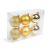 Christmas Tree Ornament Set - Gold - 6 pcs / set 145947750