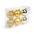 Christmas Tree Ornament Set - Gold - 6 pcs / set 145947750