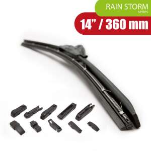 Rain Storm 14 inch universal wiper blade with 10 adapters - MNC