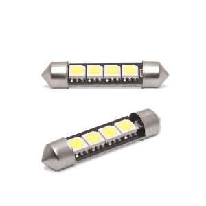 Becul LED Canbus CarGuard, 3W, Sofit 41mm, 72 lumen, pachet de 2 - Lumini auto