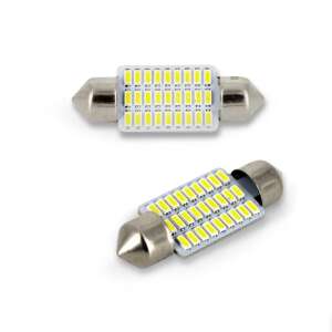 LED car bulb, 10x35mm, 1.5W, 189 lumens, white light, 27 SMD LEDs, Canbus - Car bulb