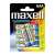 Maxell AAA alkaline batteries, 4+2 pack