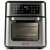 Girmi FG97 Air Fryer Oven front view, 12L capacity, 1800W, black