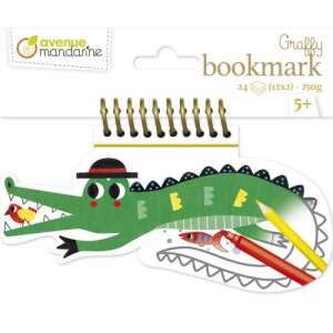 Kreatív színező Avenue Mandarine Graffy könyvjelző Krokodil 76538707 