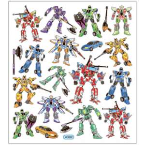 Matrica, transformers robotok, 15x17cm 76546223 Matrica, mágnes