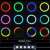 Selling Depot Gyűrűs lámpatartozék, 26 cm / 10 hüvelyk RGB fénnyel, USB-csatlakozással, nagyméretű állvány, TikTok, videó, képek ( RING 10 RGB) 76556356