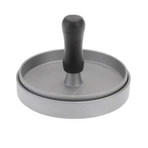Presă pentru hamburgeri Vaggan, din aluminiu, cu mâner negru, pentru a face chiftele perfecte - Grătar de grădină, unelte de gătit