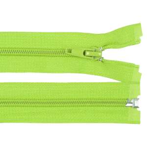 30 cm light green zipper, removable, for sewing projects - Art & Craft