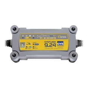 GYSFLASH 9.24 akkumulátortöltő autókhoz, teherautókhoz, csónakokhoz és motorkerékpárokhoz - Jármű akkumulátor töltő