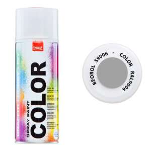 Beorol RAL 9006 Grey Acrylic Spray Paint, 400ml - Art & Craft