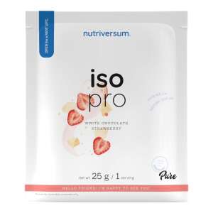 ISO PRO - 25 g - fehér csokoládé-eper - Nutriversum 76558396 
