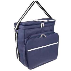 Isotrade insulated cooler bag with handle, blue, 35x23x35 cm - Picnic basket