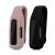 Kwmobile Fitbit Inspire 2/Ace 3 Silicone Clip Holder - Pink and Black
