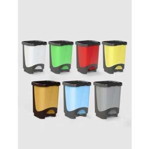 Cassandra 28L pedal trash can, available in multiple colors, 32 x 37 x 50 cm - Sterk