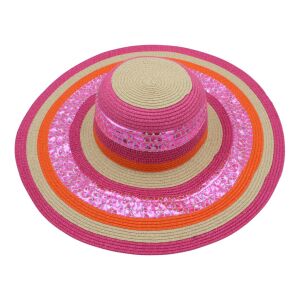 Csillogó Szalmakalap - Női Strandkalap 131510007 - Női kalap