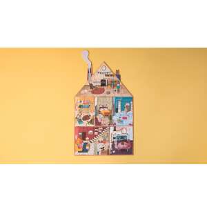 Londji Welcome to my Home reversible puzzle, 36 pieces, house interior - Londji