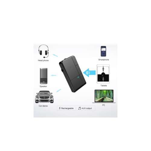 J20 Bluetooth 5.0 Audio vevő adapter Használati példák: Fejhallgató, Hangszórók, Autórádió, Tablet, PC