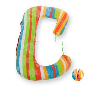 BabyNeeds - 3 az 1-ben Kismama és baba párna Soft Plus, levehető pamut borítóval, szivárványos színű 76559970 Szoptatós párnák