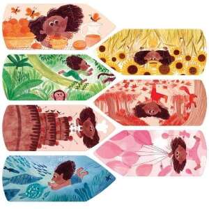 Londji Kocham moje kolory 7 odwracalnych puzzli 21 elementów elementy puzzli - Puzzle