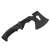 Ideallstore® Irish Wrath 28cm black stainless steel axe with sheath