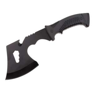 Ideallstore® Irish Wrath 28cm black stainless steel axe with sheath - Axes & Hatchet