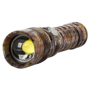 Bailong® P515M tactical flashlight with CREE XHP160 LED and zoom function, camouflage design - Flashlight & Headlamp