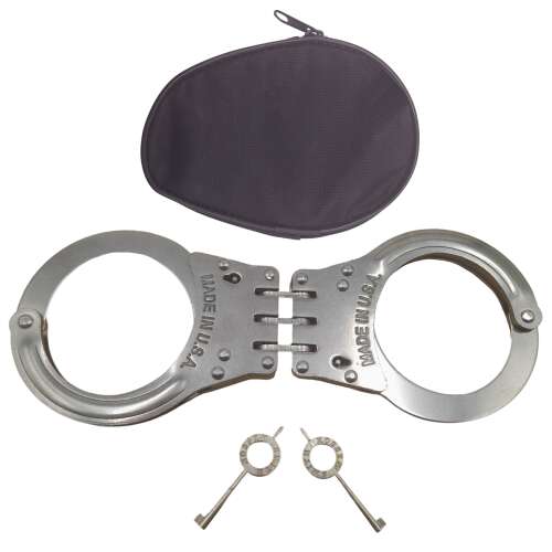 IdeallStore® Cuff with Hinge, Tight Lock, Stainless Steel, 20 cm, with sheath 76561536