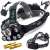 Bailong T78 headlamp with 7 LED lights, including CREE XM-L T6, UV and XP-E, comes with 2 batteries, charger and car charger