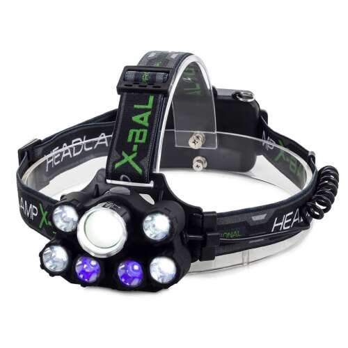 Bailong T78 fejlámpá CREE XM-L T6 LED-del, UV LED-del és XP-E zoom LED-del