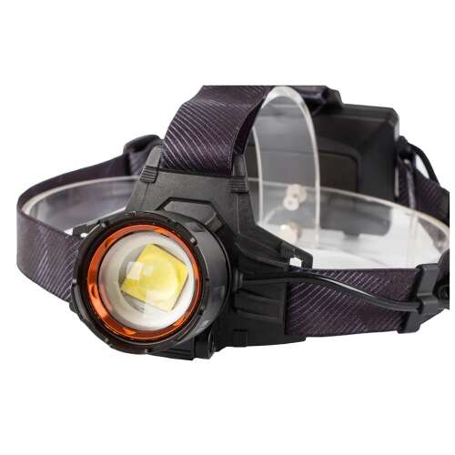 Bailong® 8079-3 CREE LED XHP160 ZOOM Headlamp with Powerbank Function, close-up of the headlamp
