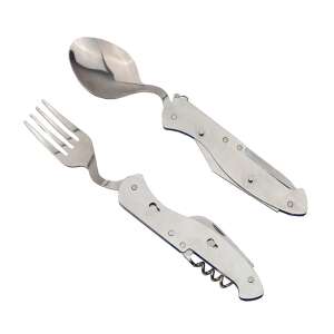 IdeallStore® Cuțit multifuncțional, True Outdoor, Oțel inoxidabil, 6 funcții, Albastru, 19.5 cm - Scule multifuncționale