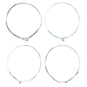 Alice A703 Geigensaiten-Set mit 4 Saiten, Stahl und Nickel, für Geige - Musikinstrumente