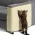Cat scratching Navaris sofa corner scratcher, sisal pad