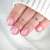 Claresa Lipglossnails #10, różowy połyskujący żel do paznokci na paznokciach, naturalny wygląd, błyszczące wykończenie