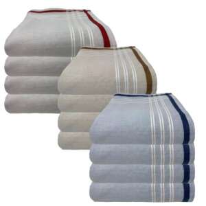 12 pack Jemidi belly band handkerchiefs, 40 x 40 cm, multi-colored, cotton - Jemidi