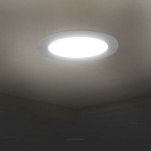 Spot LED 24W Incastrat, Rotund, V-TAC, 2640lm, Lumina Rece (6500K), Alb 133766907 - Panouri LED