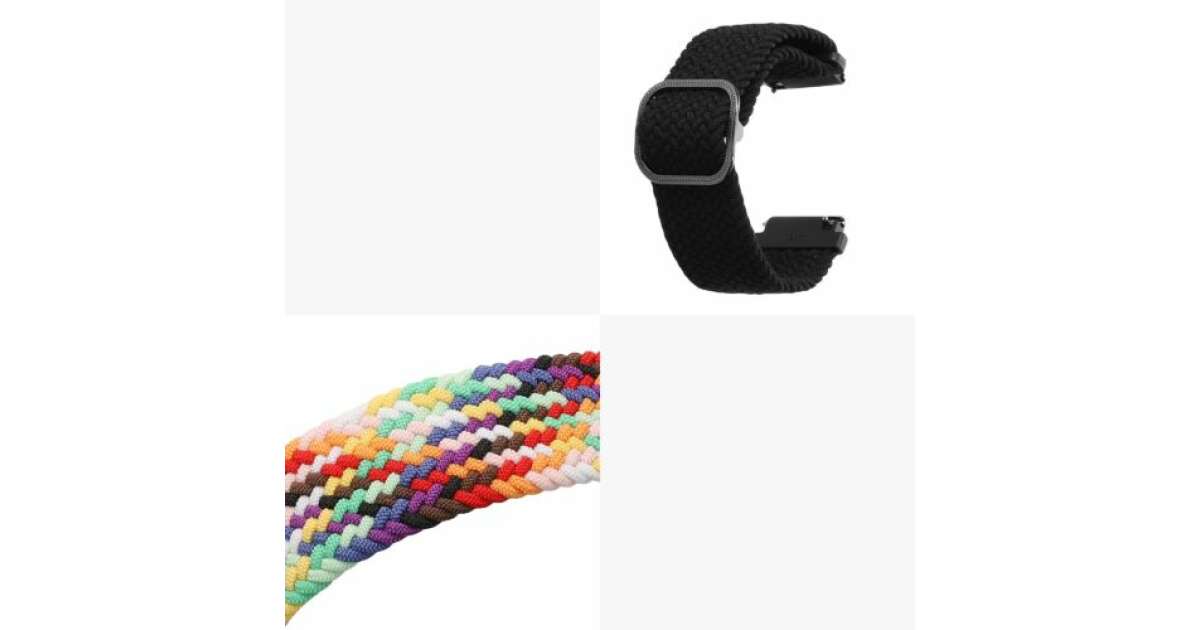 2 db szíjkészlet Xiaomi Mi Watch Color Sport/Watch S1 Active, Kwmobile, Multicolor, Nylon, 59518.02 76565739