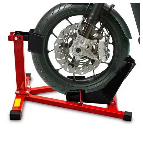 Motorkerékpár állvány, masszív acélból, piros, 90-130 mm 99366476