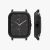 Kwmobile Huami Amazfit GTS 2 black protective case front and side view