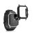 Kwmobile Huami Amazfit GTS 2 protective case black and transparent on smartwatch close up