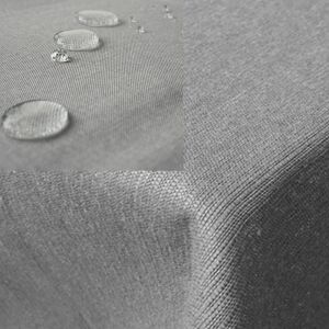 Jemidi grey tablecloth with lotus effect, water repellent fabric - Tablecloth