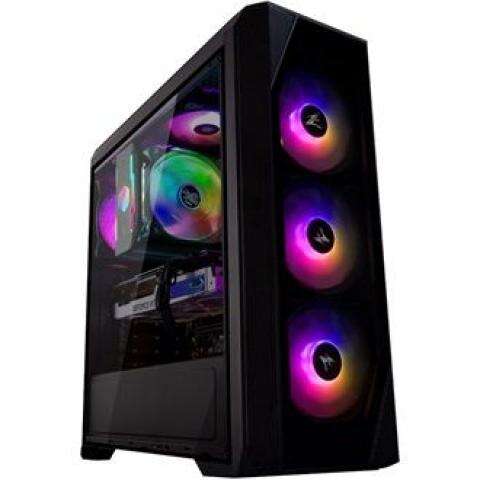 Zalman Ház Midi ATX N5 TF Tápegység nélkül, Fekete RGB