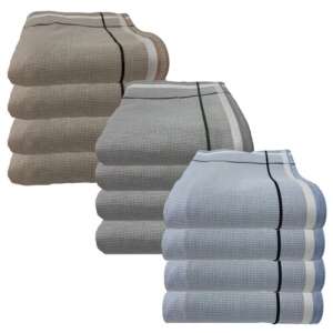 12 pack Jemidi belly band handkerchiefs, 40 x 40 cm, multi-colored, cotton - Jemidi